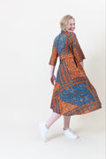 Blusenkleid Turtle Orange Blue