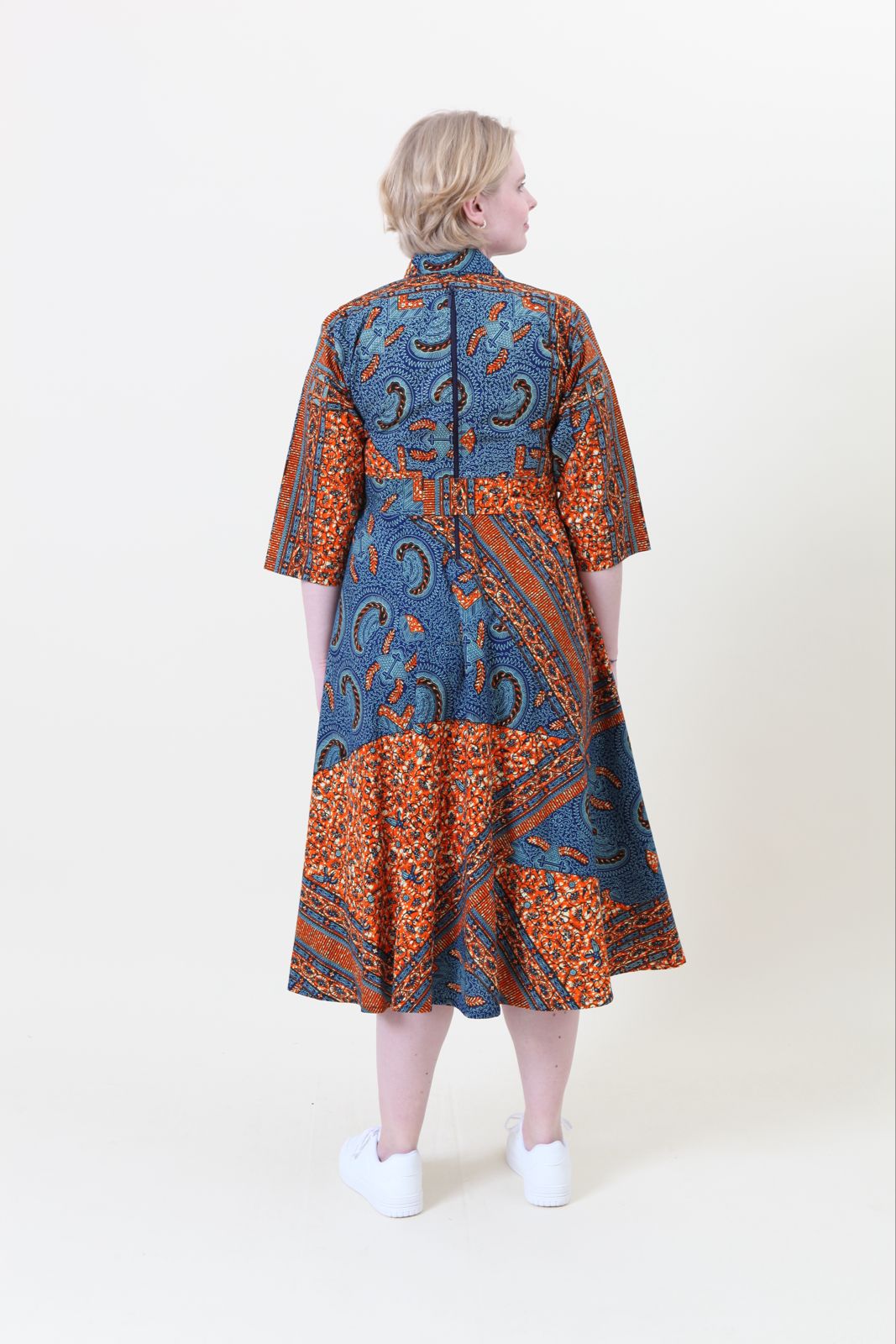 Blusenkleid Turtle Orange Blue