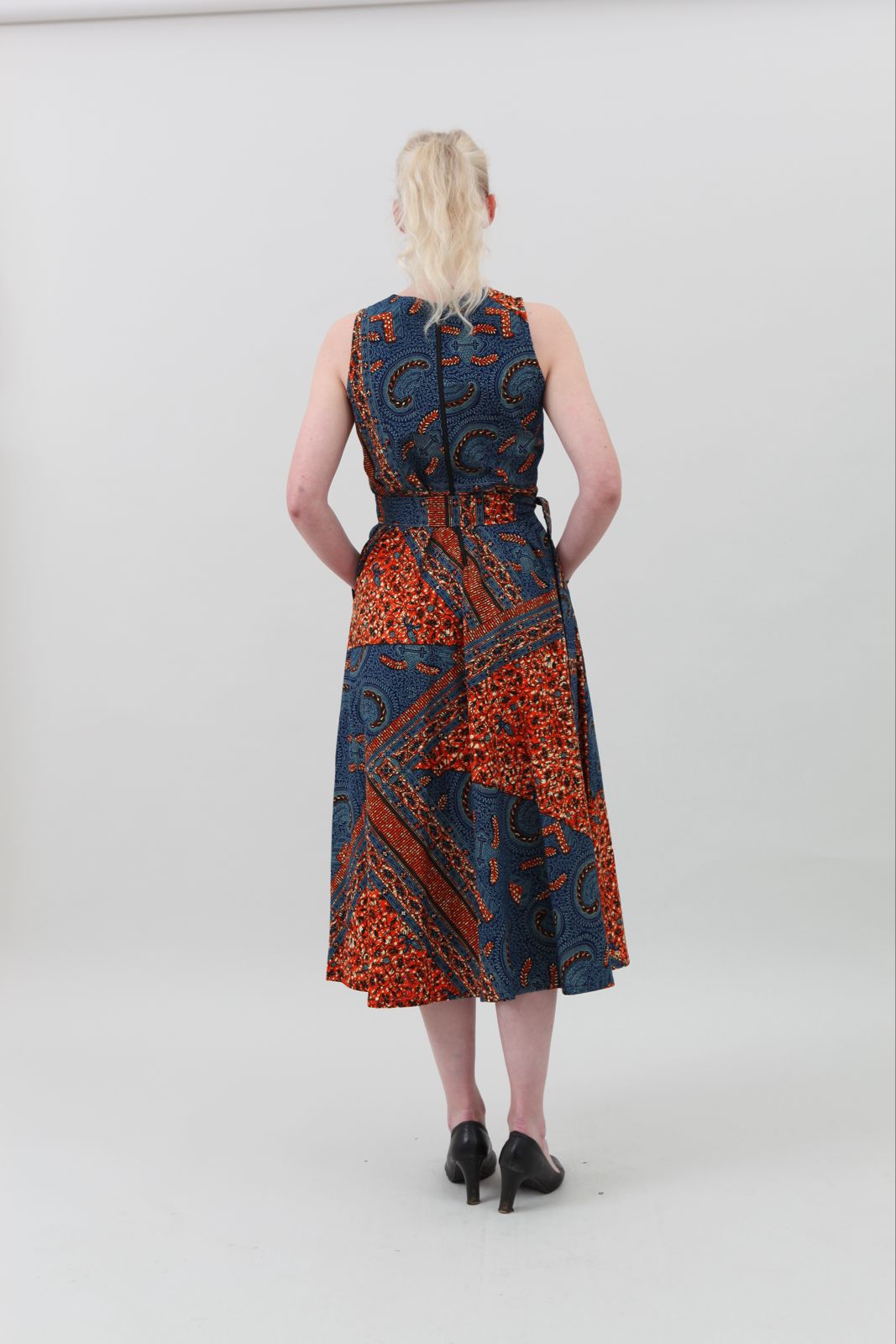 Kleid Summerdream Turtle Orange Blue