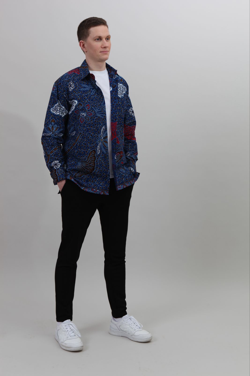 Langarm-Herrenhemd Good Living Blue