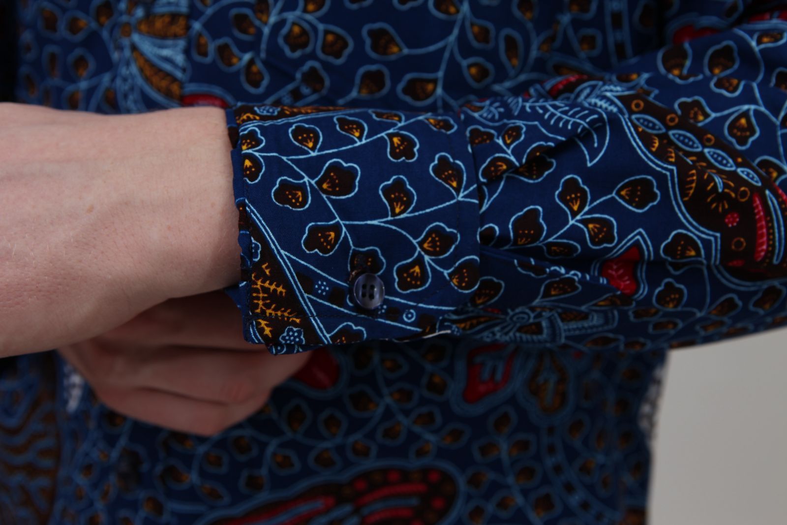 Langarm-Herrenhemd Good Living Blue