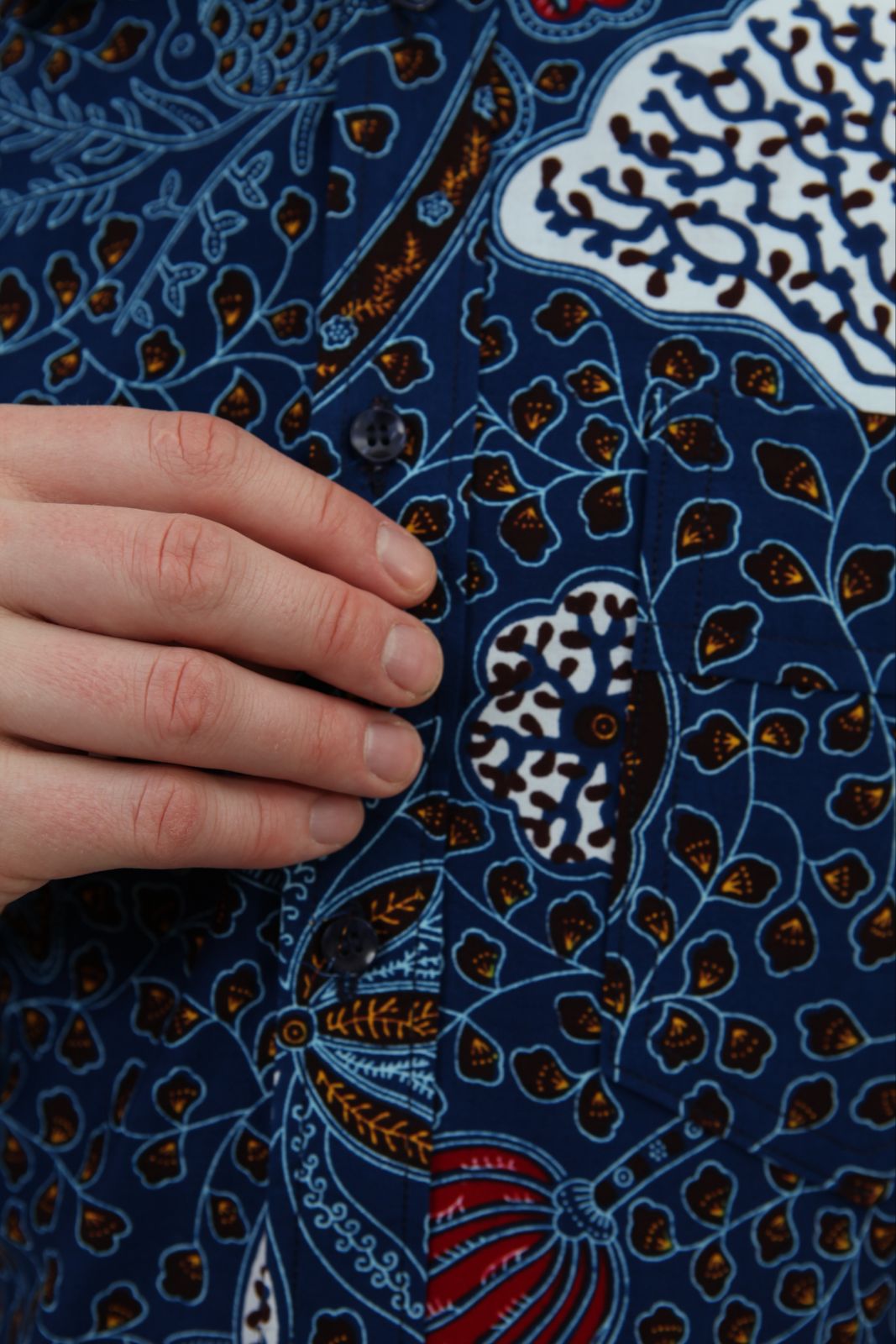 Langarm-Herrenhemd Good Living Blue